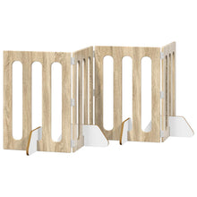 Opvouwbaar huisdierhek 4 pcs Sonoma Eiken 201 x 38 x 70 cm