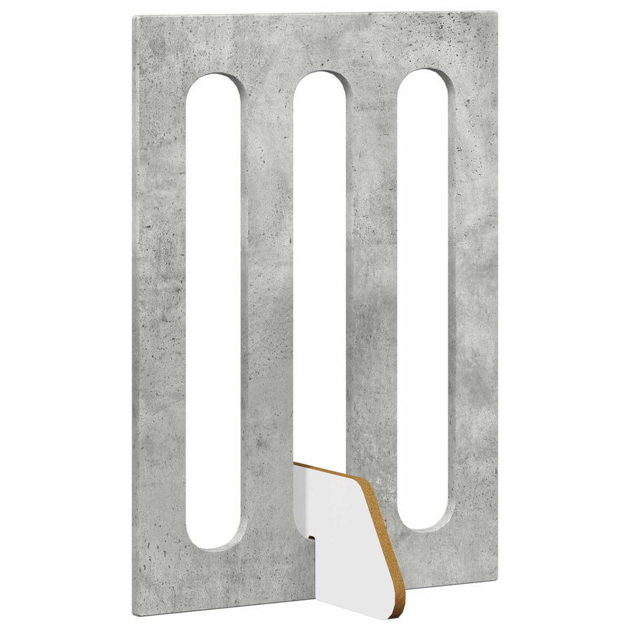 Opvouwbaar huisdierhek 2 pcs Beton Grijs 100,5 x 38 x 70 cm