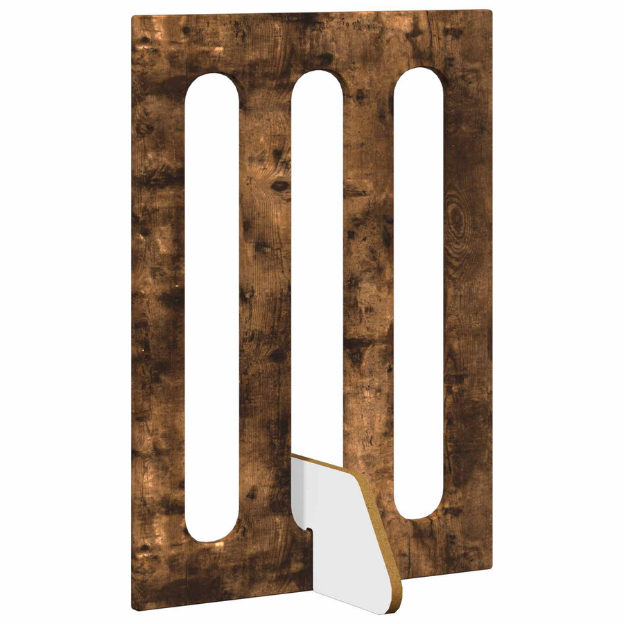 Opvouwbaar huisdierhek 2 pcs Gerookte Eik 100,5 x 38 x 70 cm