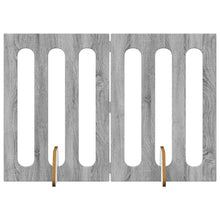 Opvouwbaar huisdierhek 2 pcs Grijze Sonoma 100,5 x 38 x 70 cm