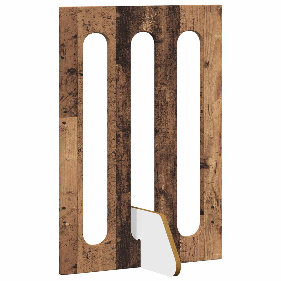 Opvouwbaar huisdierhek 4 pcs Eikenhout 201 x 38 x 70 cm