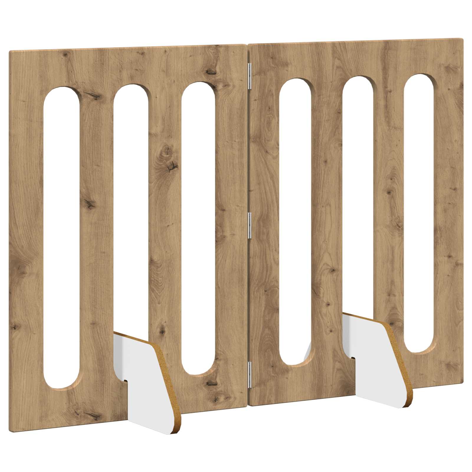 Opvouwbaar huisdierhek 2 pcs Artisan Eik 100,5 x 38 x 70 cm