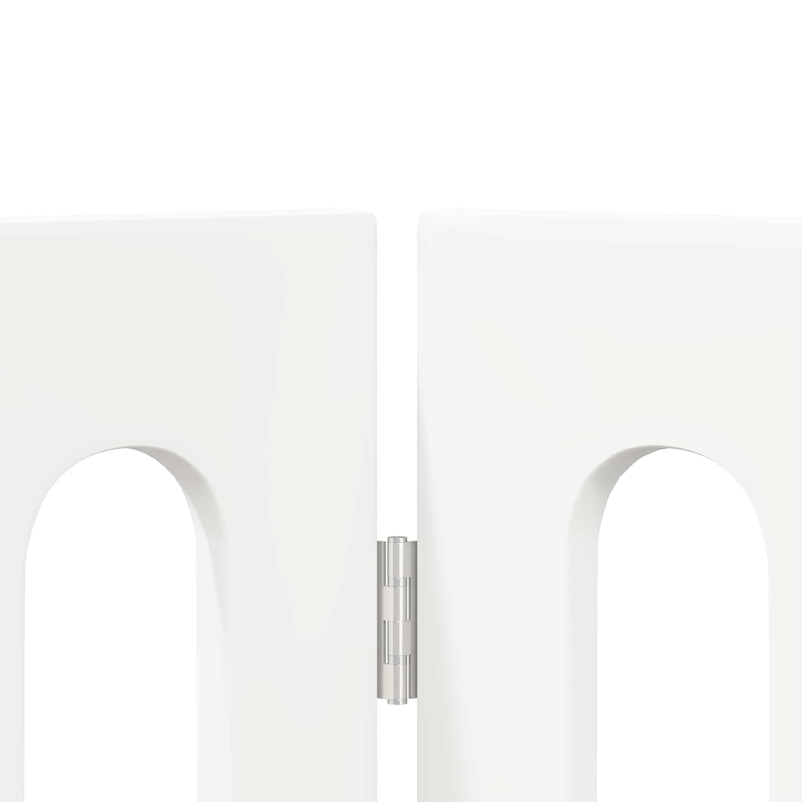Opvouwbaar huisdierhek 4 pcs Wit 201 x 38 x 90 cm