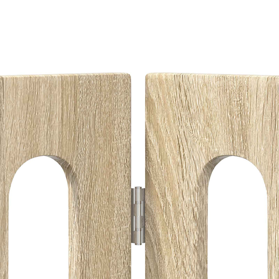 Opvouwbaar huisdierhek 2 pcs Sonoma Eiken 100,5 x 38 x 90 cm