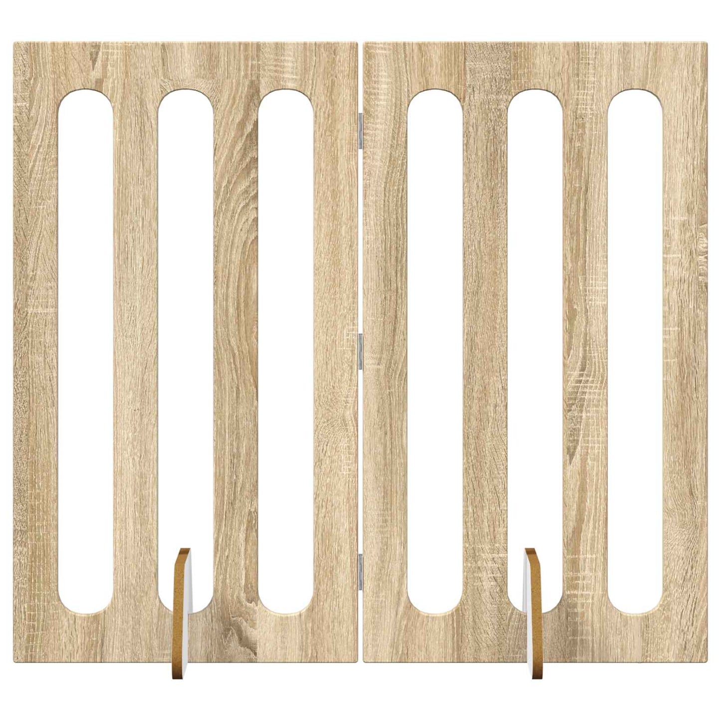 Opvouwbaar huisdierhek 2 pcs Sonoma Eiken 100,5 x 38 x 90 cm