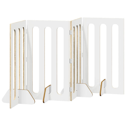 Opvouwbaar huisdierhek 4 pcs Sonoma Eiken 201 x 38 x 90 cm