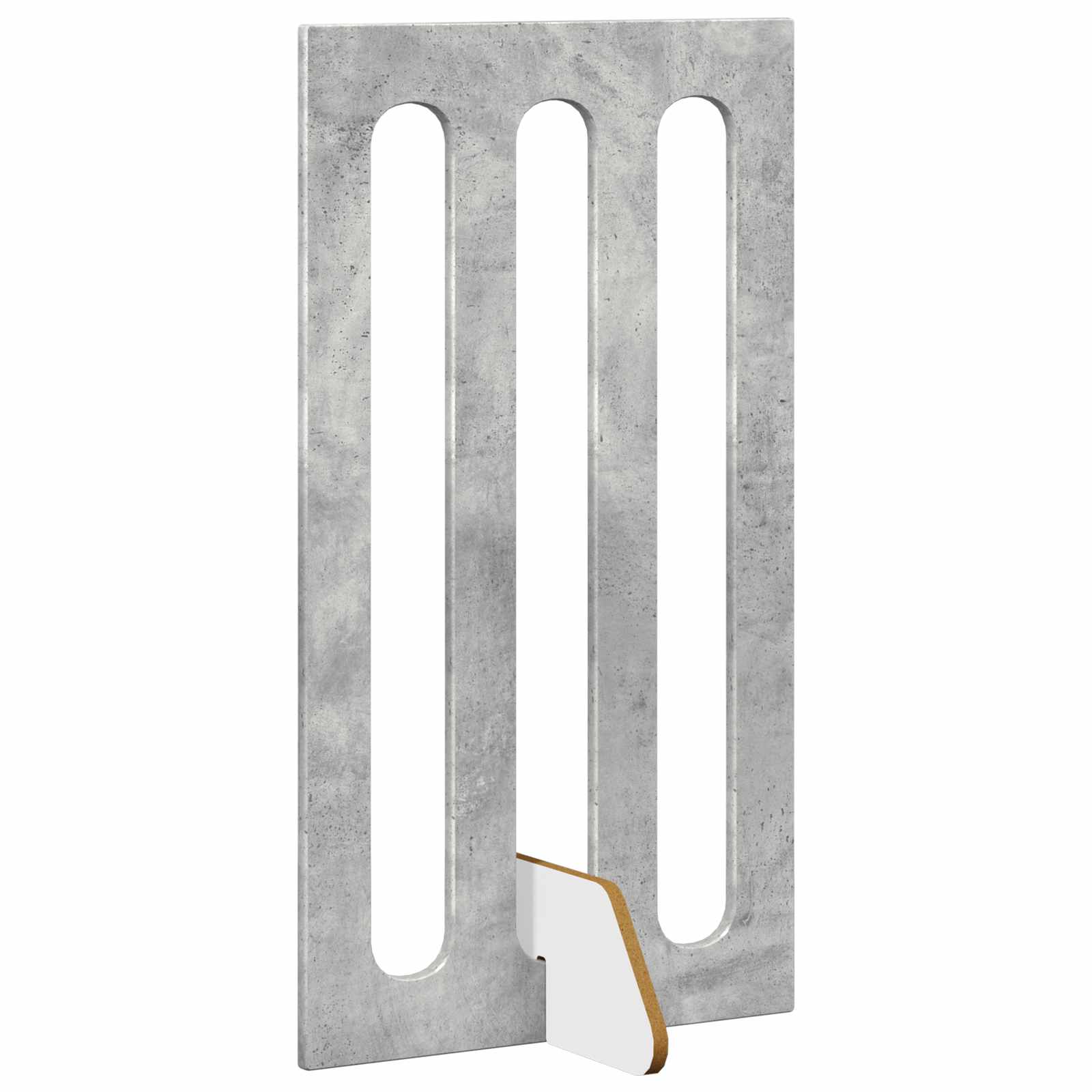 Opvouwbaar huisdierhek 2 pcs Beton Grijs 100,5 x 38 x 90 cm