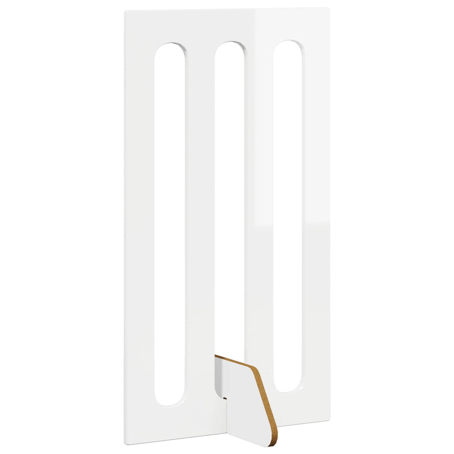 Opvouwbaar huisdierhek 2 pcs Hoogglans Wit 100,5 x 38 x 90 cm