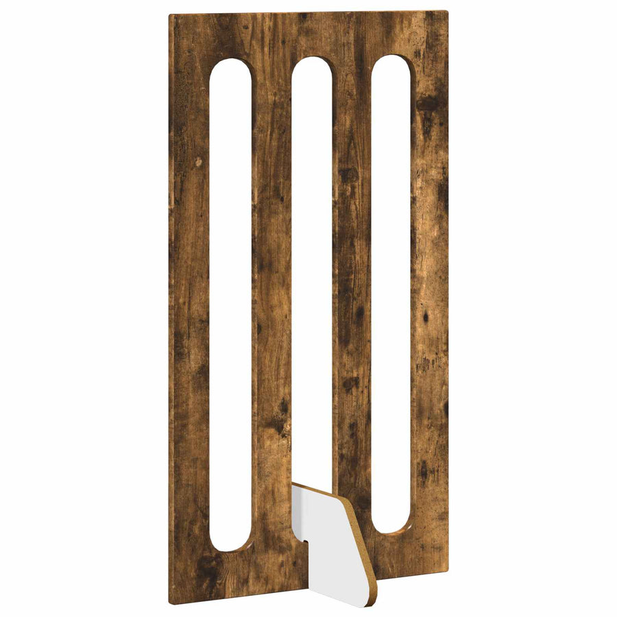 Opvouwbaar huisdierhek 2 pcs Gerookte Eik 100,5 x 38 x 90 cm