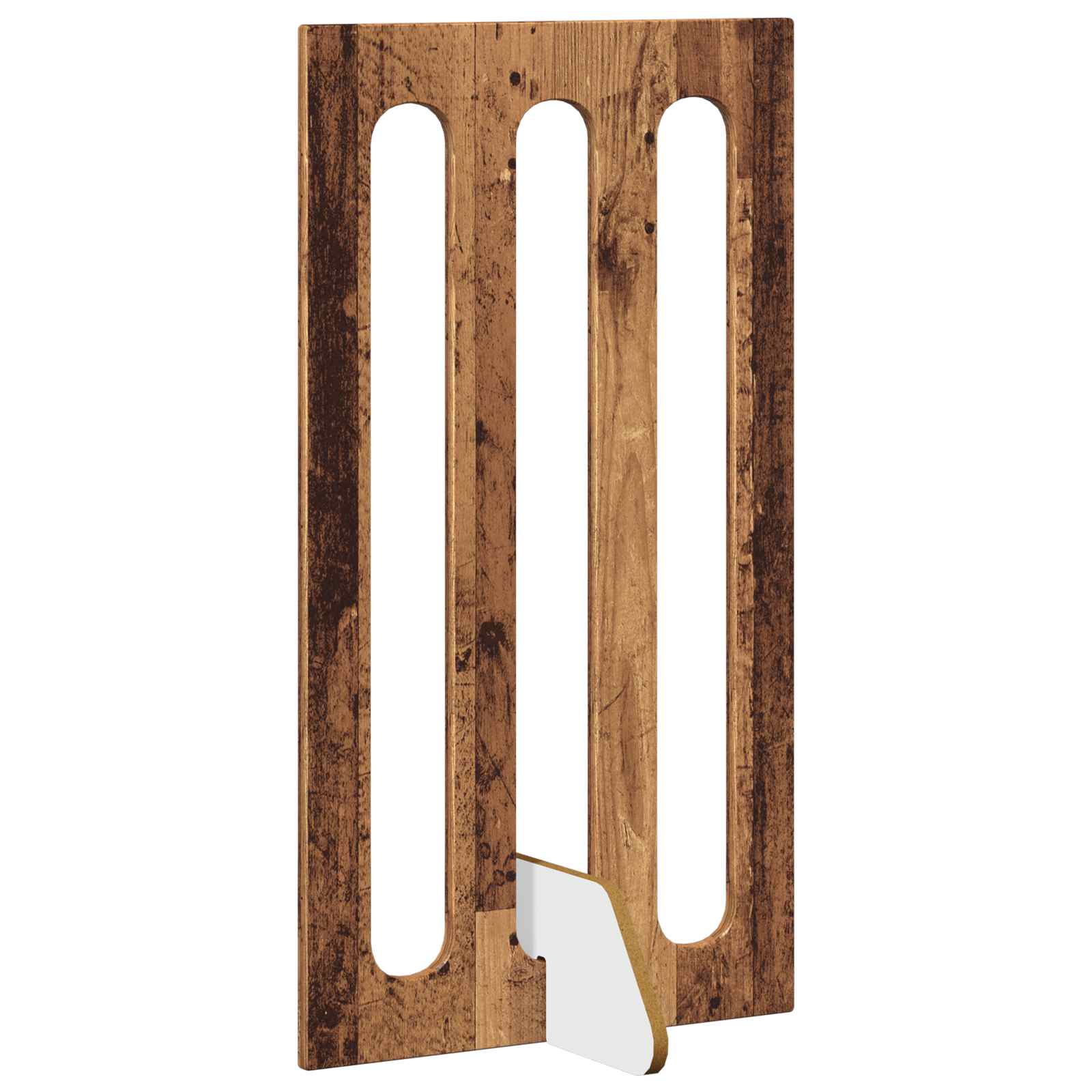 Opvouwbaar huisdierhek 4 pcs Eikenhout 201 x 38 x 90 cm