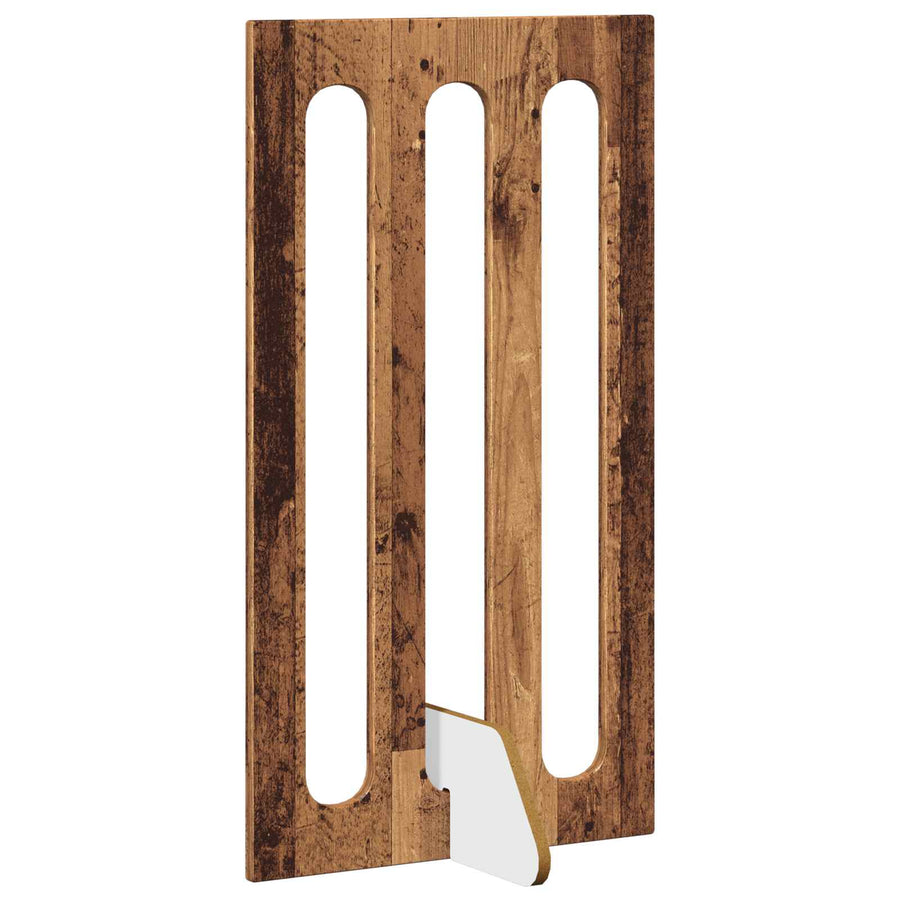 Opvouwbaar huisdierhek 4 pcs Eikenhout 201 x 38 x 90 cm