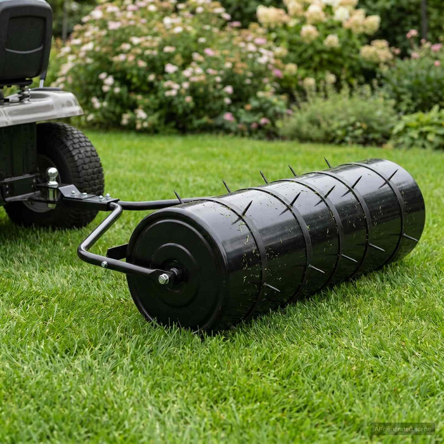 Trekbare Tuinrol met Beluchtingsklemmen Ø 30 x 90 cm Staal