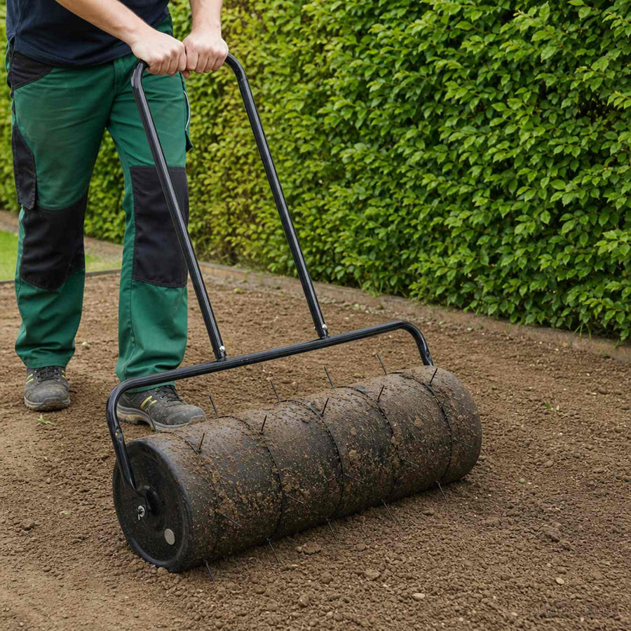 Trekbare Tuinrol met Beluchtingsklemmen Ø 30 x 90 cm Staal