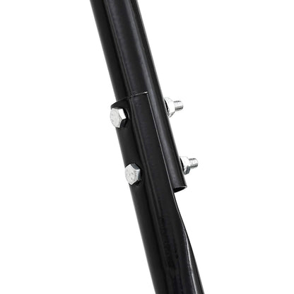 Grasroller Trek met Beluchter Klemmen Zwart 110 x 52 cm IJzer