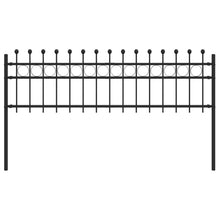 Ringhek Zwart 200 x 130 cm Gepoedercoat staal