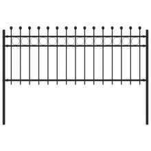 Ringhek Zwart 200 x 130 cm Gepoedercoat staal