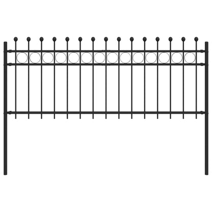 Ringhek Zwart 200 x 130 cm Gepoedercoat staal