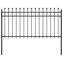 Ringhek Zwart 200 x 150 cm Gepoedercoat staal