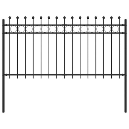 Ringhek Zwart 200 x 150 cm Gepoedercoat staal