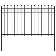 Ringhek Zwart 200 x 130 cm Gepoedercoat staal