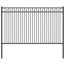 Spike Hek Zwart 200 x 166 cm Gepoedercoat staal