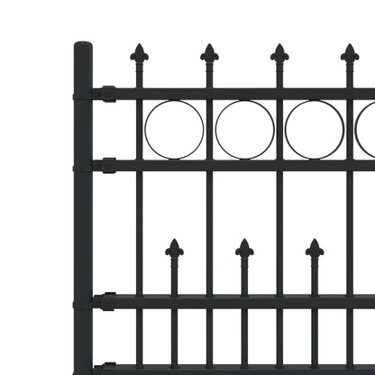 Spike Ring Hek Zwart 200 x 130 cm Gepoedercoat staal