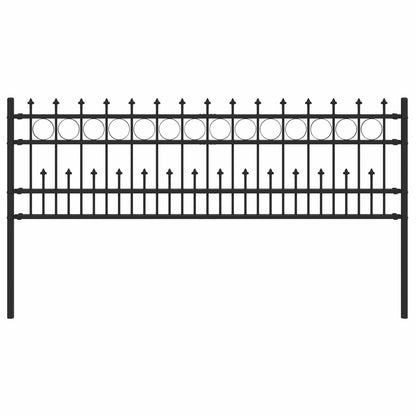 Spike Ring Hek Zwart 200 x 130 cm Gepoedercoat staal