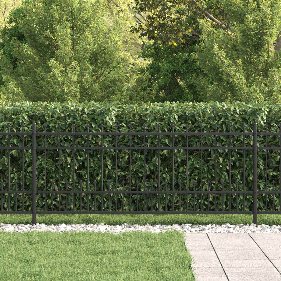 Spike Ring Hek Zwart 200 x 130 cm Gepoedercoat staal