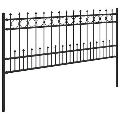 Spike Ring Hek Zwart 200 x 130 cm Gepoedercoat staal