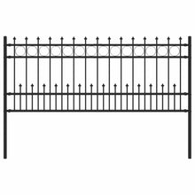 Spike Ring Hek Zwart 200 x 130 cm Gepoedercoat staal