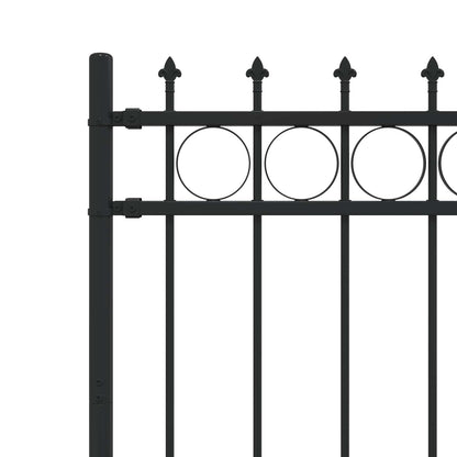 Spike Ring Hek Zwart 200 x 150 cm Gepoedercoat staal
