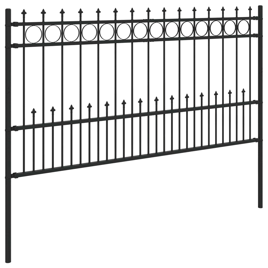 Spike Ring Hek Zwart 200 x 150 cm Gepoedercoat staal