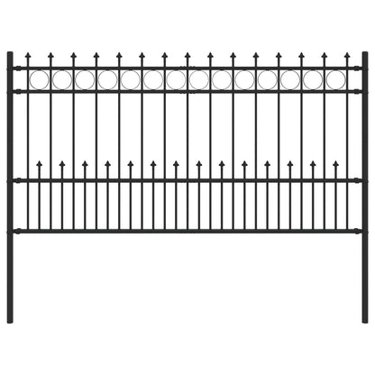 Spike Ring Hek Zwart 200 x 150 cm Gepoedercoat staal