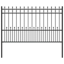 Spike Ring Hek Zwart 200 x 130 cm Gepoedercoat staal
