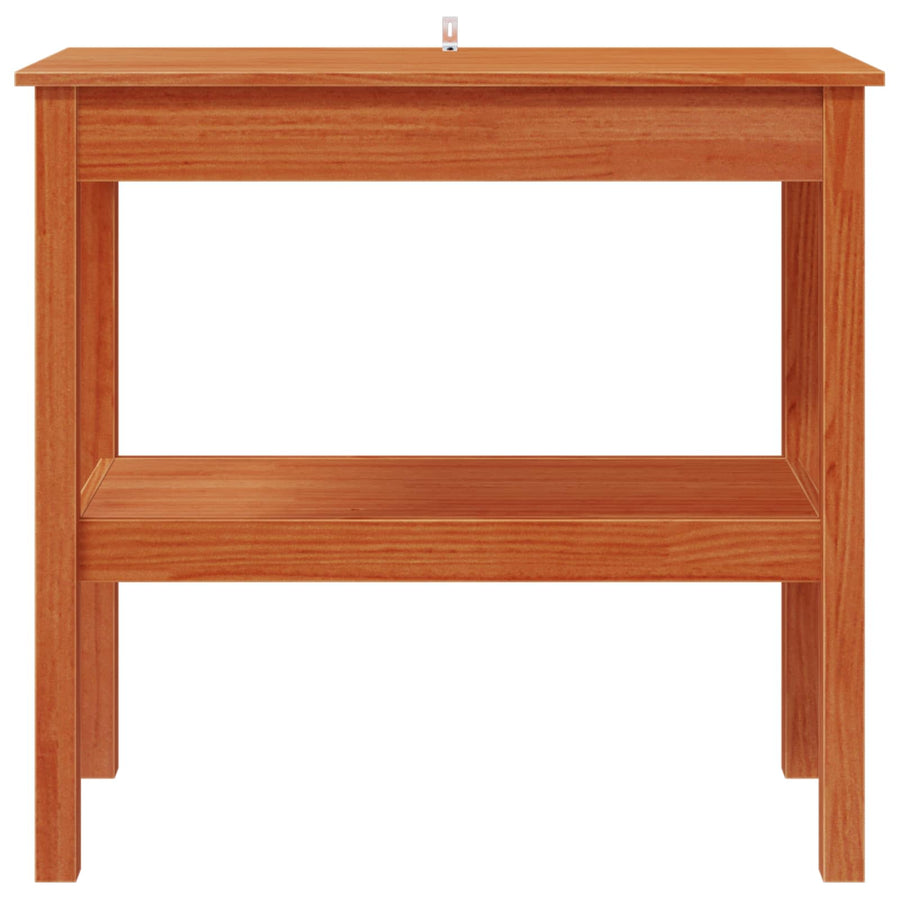 Wandtafel Waskleur Bruin 80 x 40 x 75 cm Massief grenenhout