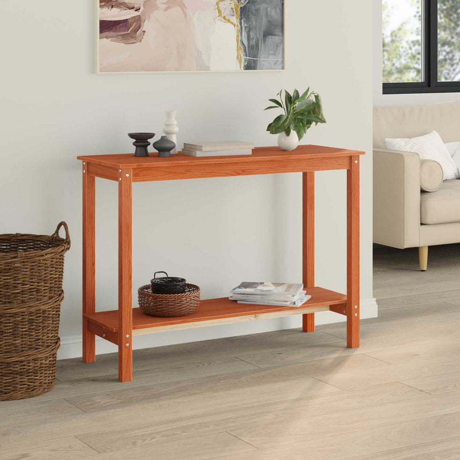 Wandtafel Waskleur Bruin 110 x 40 x 80 cm Massief grenenhout