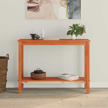 Wandtafel Waskleur Bruin 110 x 40 x 80 cm Massief grenenhout