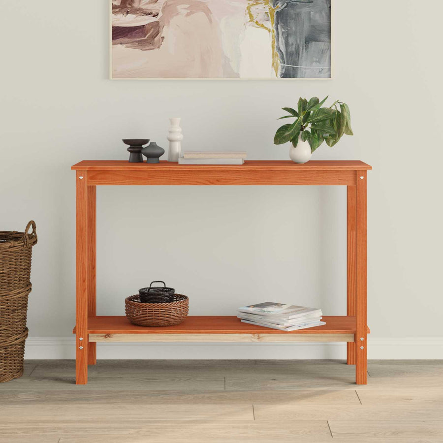 Wandtafel Waskleur Bruin 110 x 40 x 80 cm Massief grenenhout