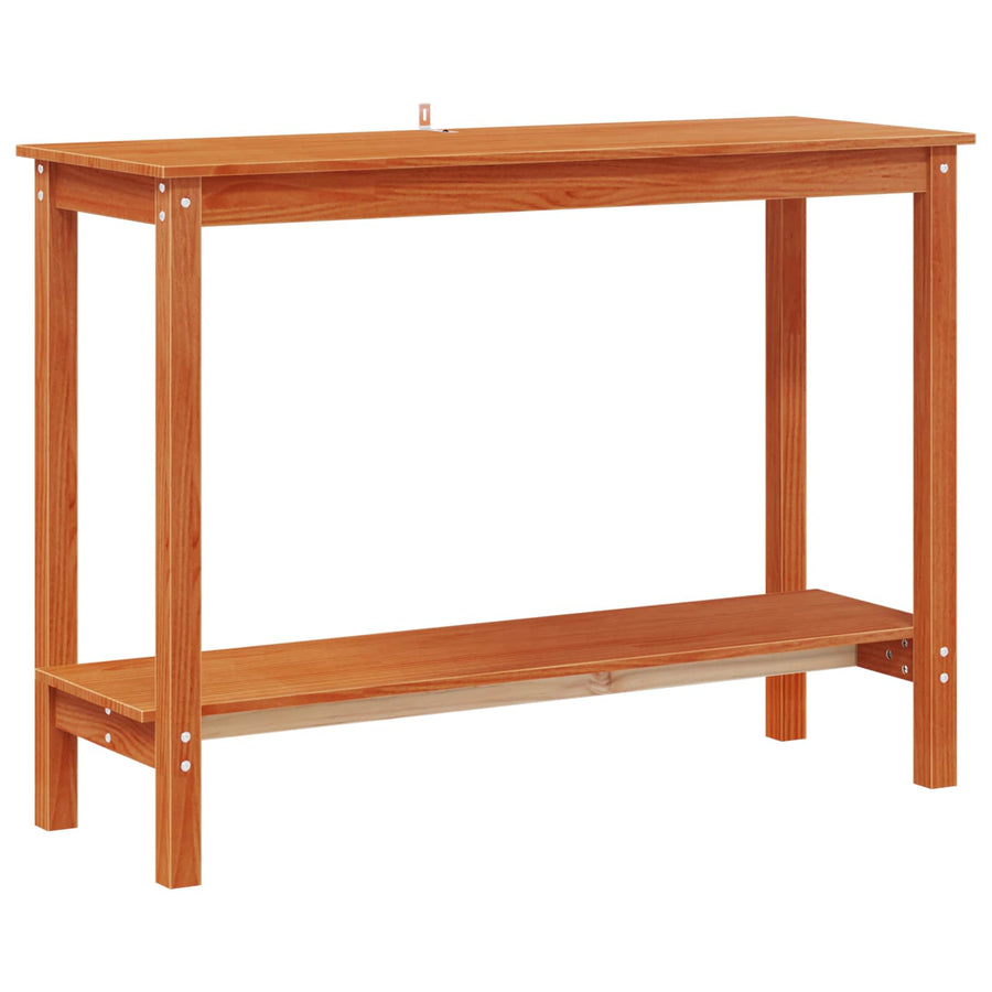 Wandtafel Waskleur Bruin 110 x 40 x 80 cm Massief grenenhout