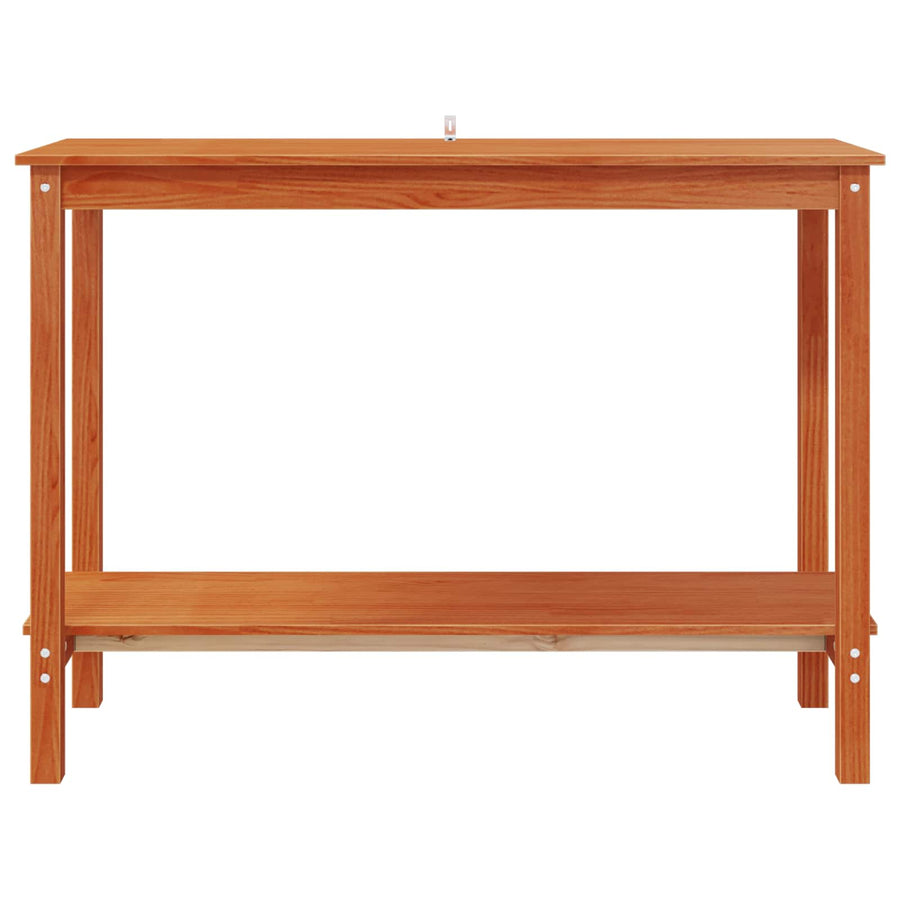 Wandtafel Waskleur Bruin 110 x 40 x 80 cm Massief grenenhout