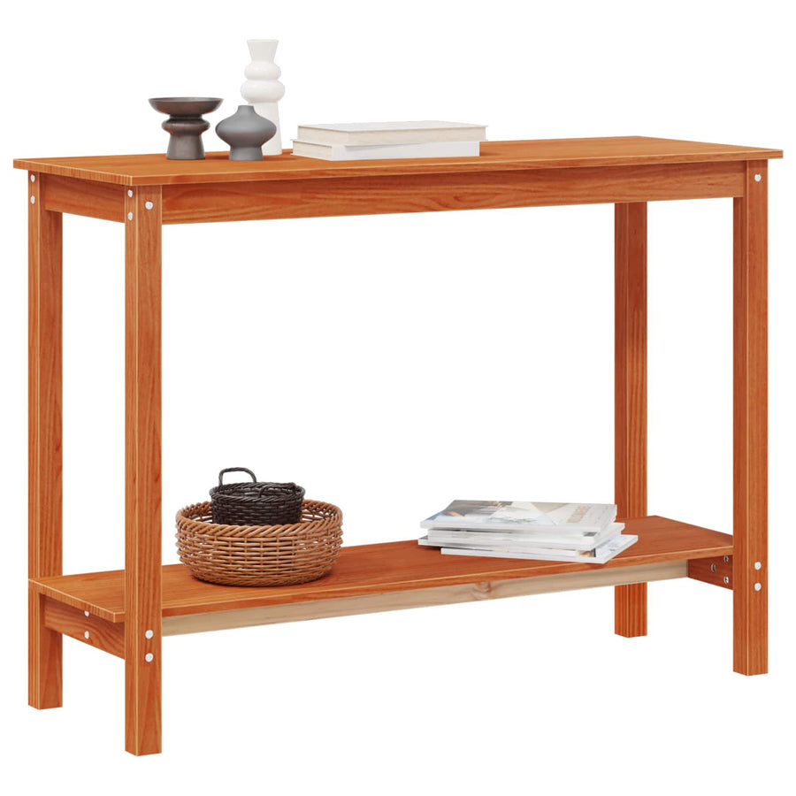 Wandtafel Waskleur Bruin 110 x 40 x 80 cm Massief grenenhout