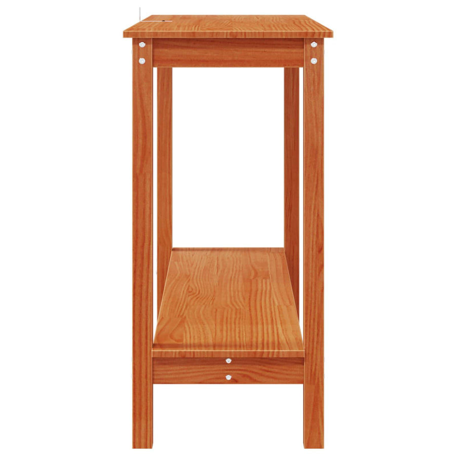 Wandtafel Waskleur Bruin 110 x 40 x 80 cm Massief grenenhout