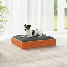 Hondenbed Wasbruin 51,5 x 44 x 9 cm Massief Vurenhout