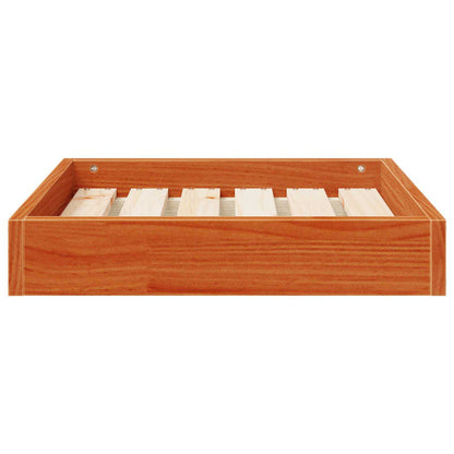 Hondenbed Wasbruin 51,5 x 44 x 9 cm Massief Vurenhout