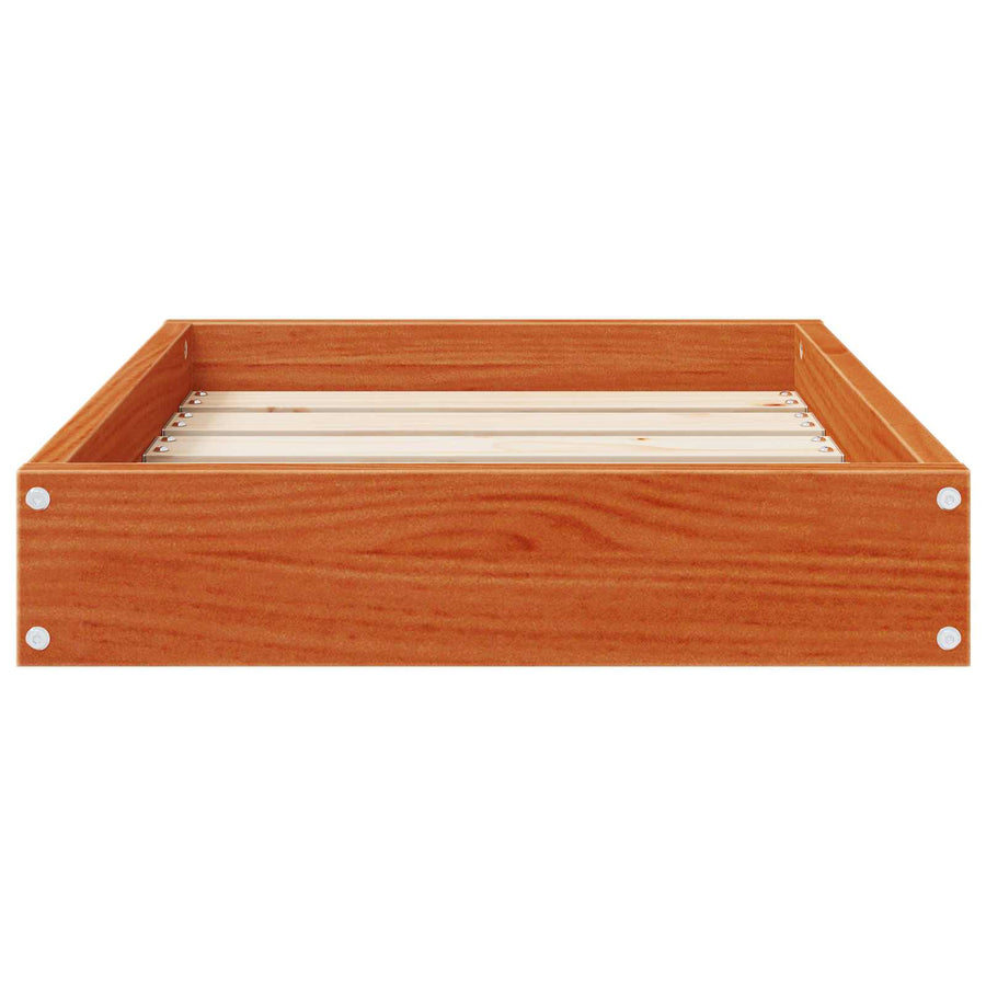 Hondenbed Wasbruin 51,5 x 44 x 9 cm Massief Vurenhout