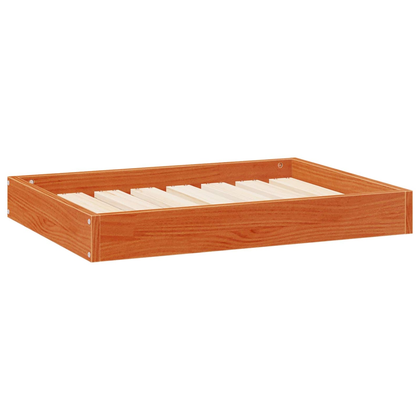 Hondenbed Wasbruin 72 x 54 x 9 cm Massief Vurenhout