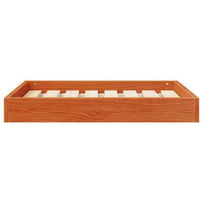 Hondenbed Wasbruin 72 x 54 x 9 cm Massief Vurenhout