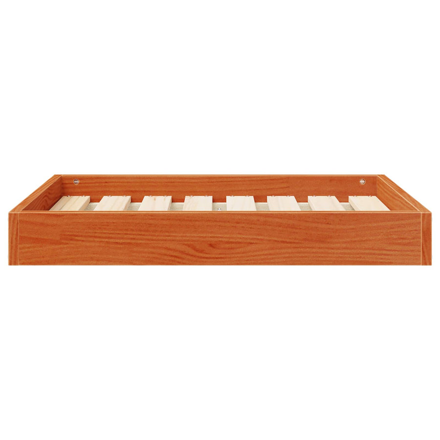 Hondenbed Wasbruin 72 x 54 x 9 cm Massief Vurenhout