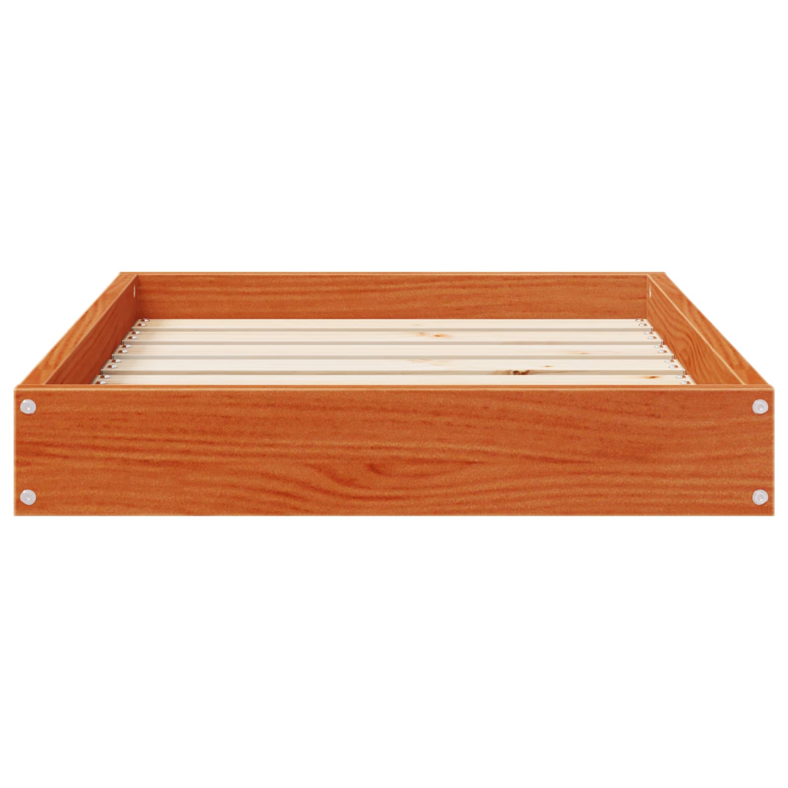 Hondenbed Wasbruin 72 x 54 x 9 cm Massief Vurenhout