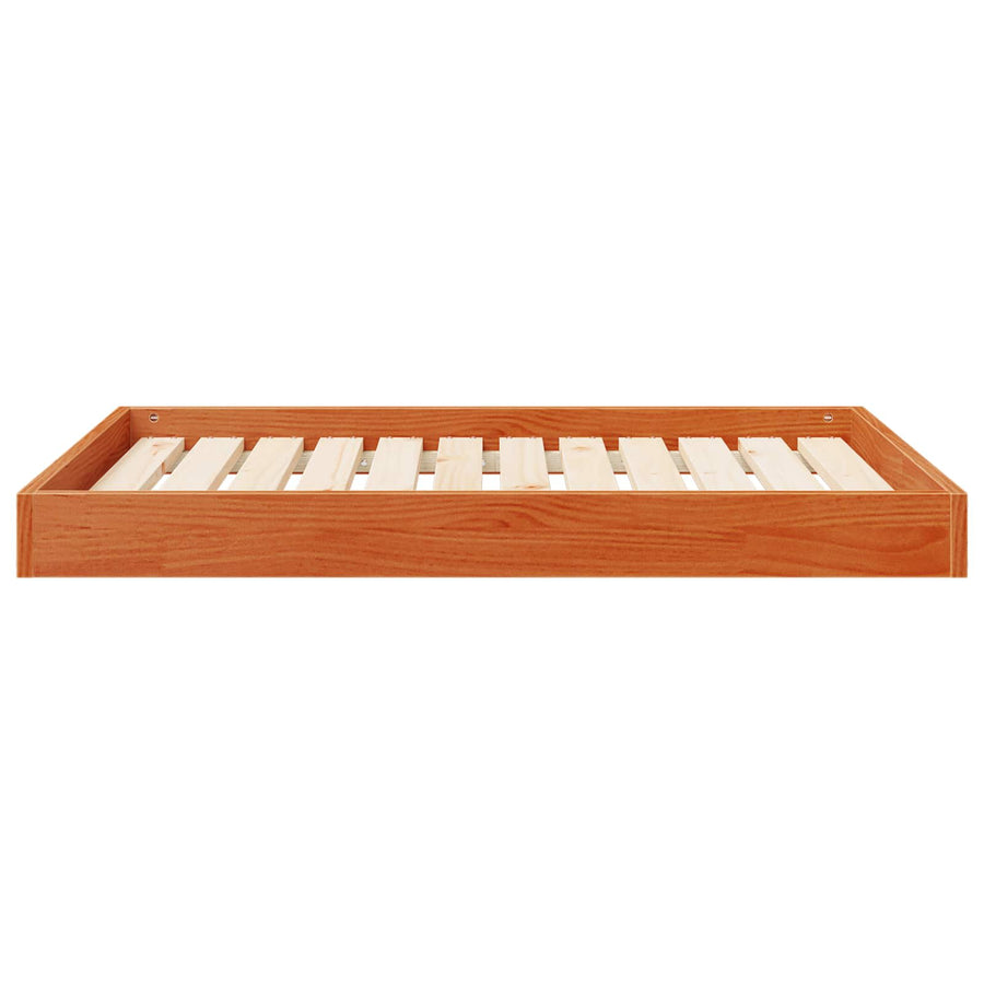 Hondenbed Wasbruin 101,5 x 74 x 9 cm Massief Vurenhout